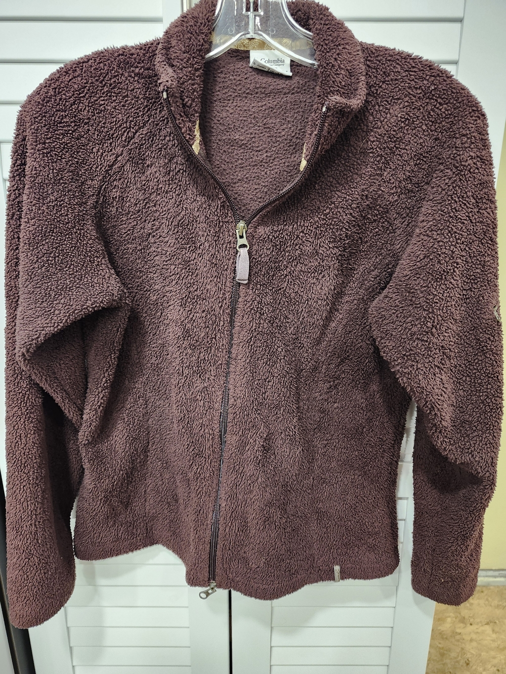 Columbia Women's Plush Full-Zip Teddy Jacket - Chocolate Brown